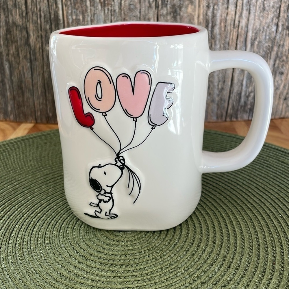 Rae Dunn x Peanuts | Love Is In The Air |Large Mug | Colab | By Magenta | 2024